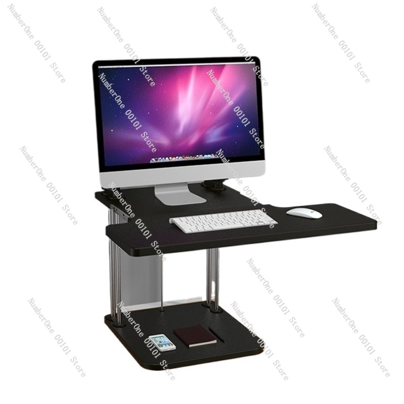 Desk Setup Height - In hoogte verstelbare sta-bureauconverter voor desktopwerkstations,