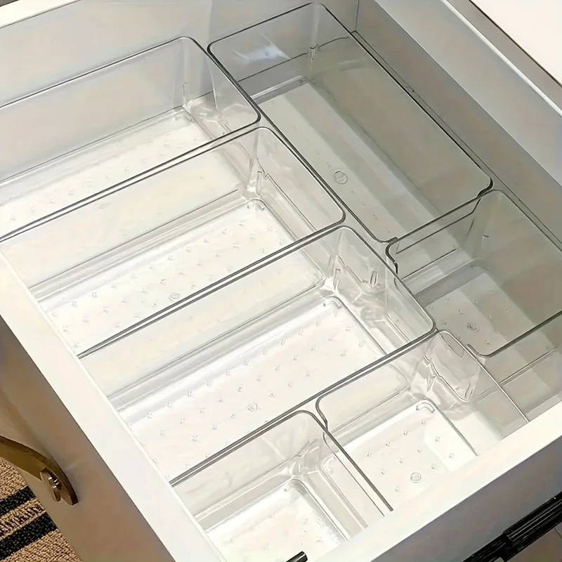 Desk Setup Kit - 7-delige bureau-lade organizers set, plastic badkamer