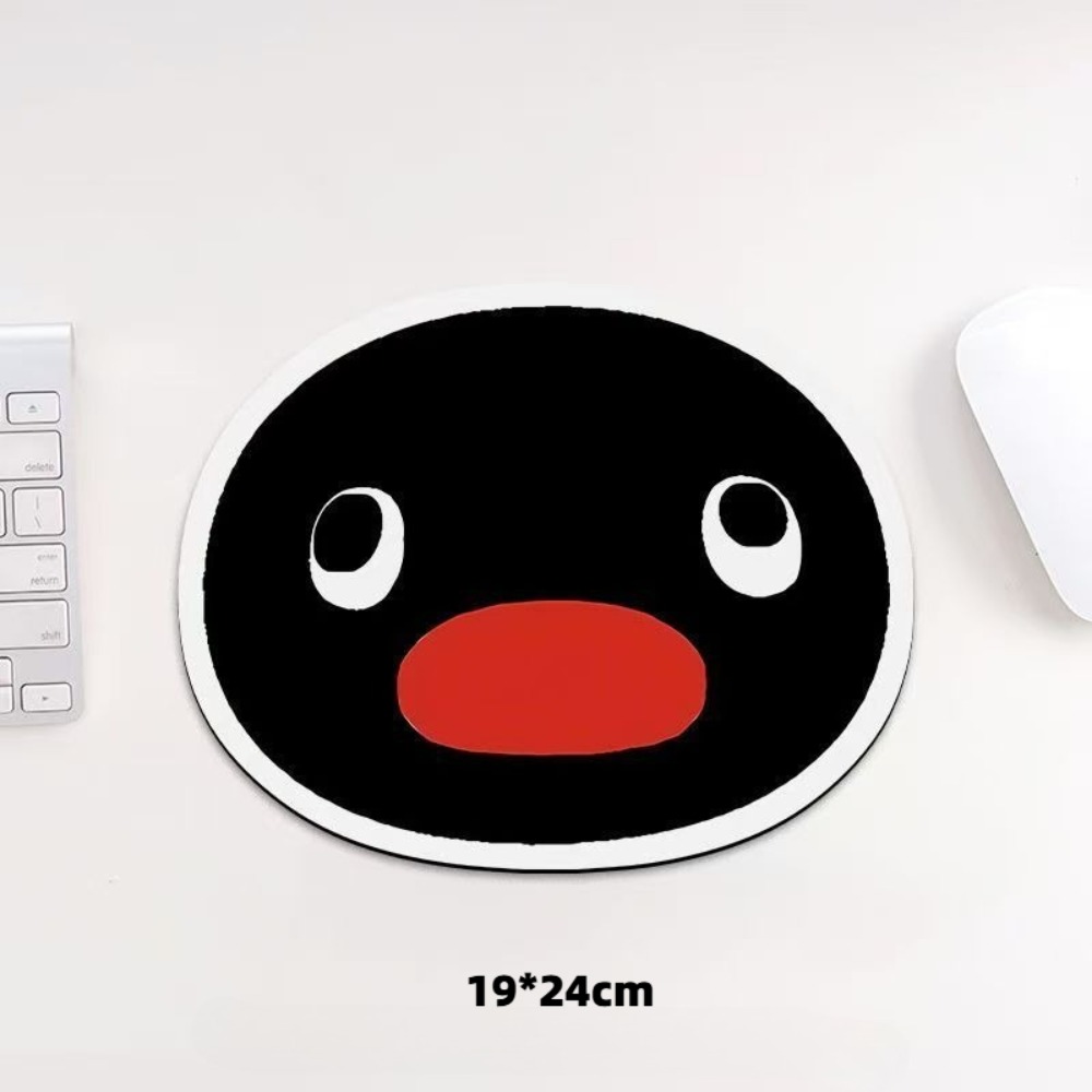 Desk Setup Cute - Leuke pinguïn expressie muismat grappige cartoon