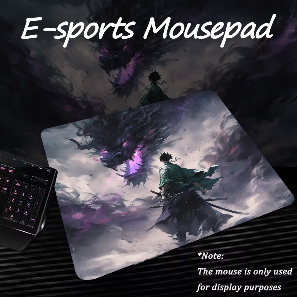 Your Desk Setup - E-sport muismat: Samurai versus. Dark Dragon