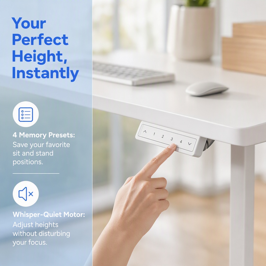Elektrisch in hoogte verstelba - Desk Setup Height recensie en prijs