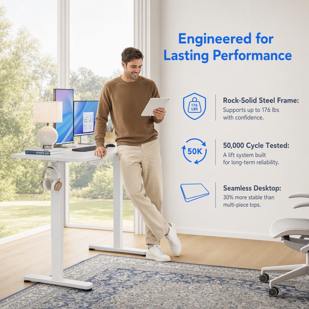 Elektrisch in hoogte verstelba - Desk Setup Height recensie en prijs