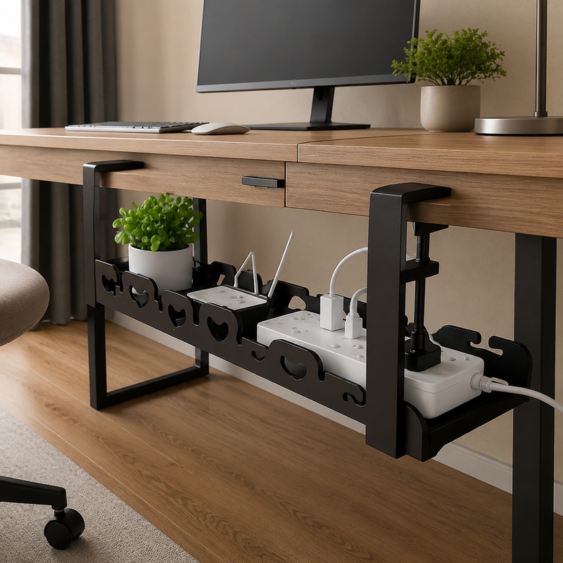 Metalen lade voor onder het bu - Desk Setup Living Room recensie en prijs