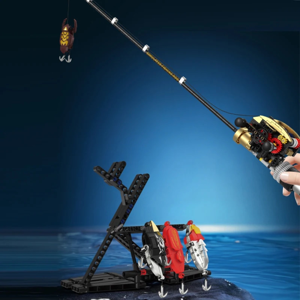 MOC Hengelmodel Bouwset, Mecha - Desk Setup Kit recensie en prijs
