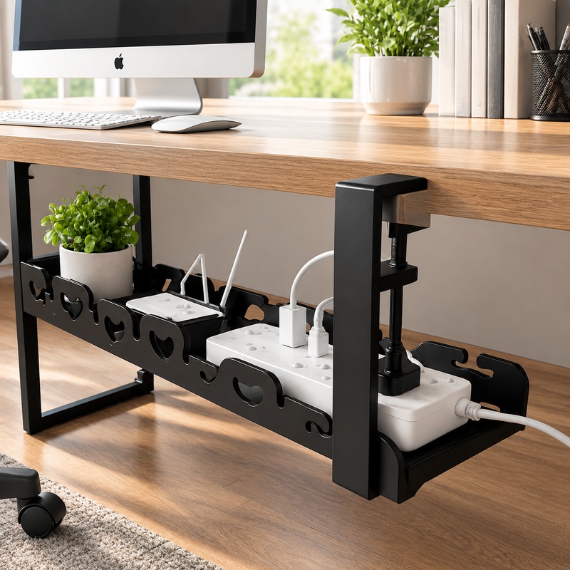 Bureau-opbergrek voor kabels m - Desk Setup Living Room recensie en prijs