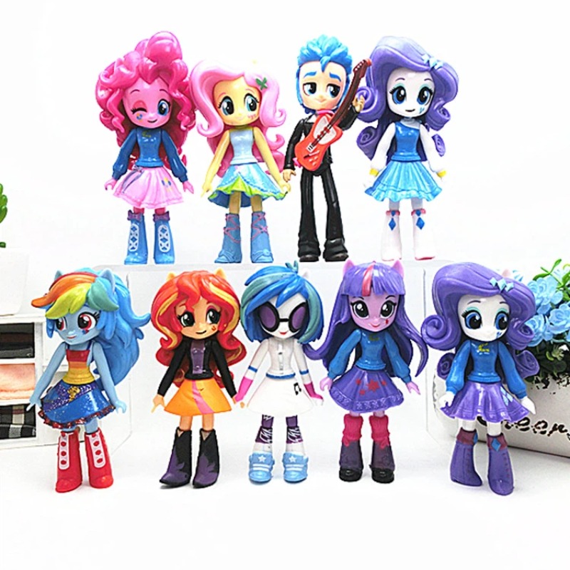 9 stks/set Anime My Little Pon - Desk Setup Kit recensie en prijs