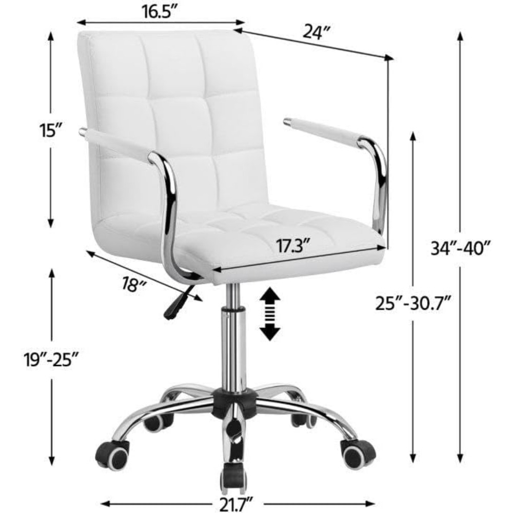 Vanity bureaustoel - Gestoffee - Desk Setup Height recensie en prijs