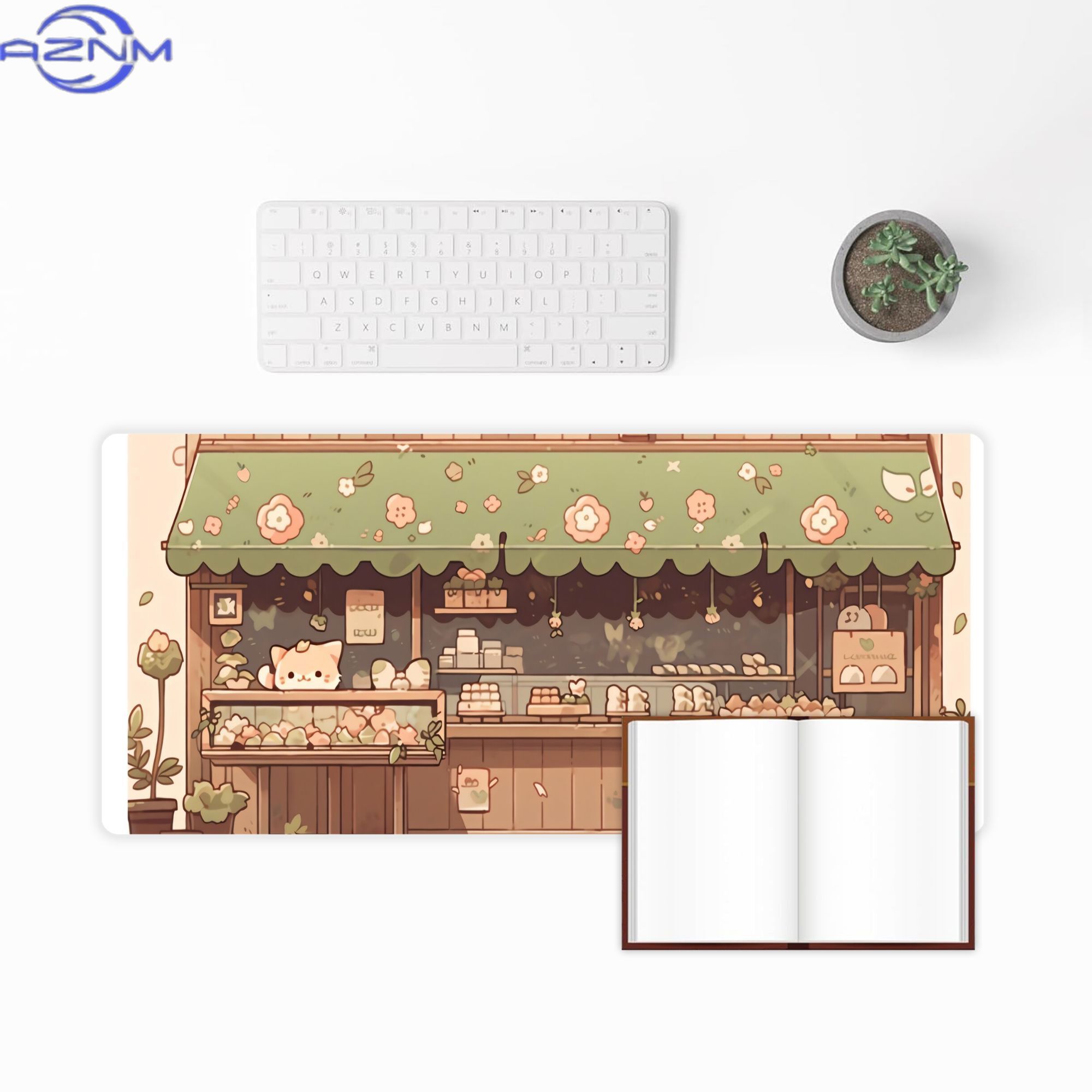 Cat Bakery Aesthetic Green Sho - Your Desk Setup recensie en prijs