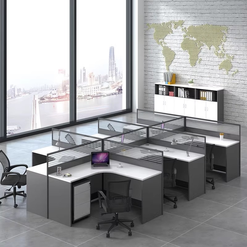 Witte bureauhoekopstelling voo - Desk Setup L Shaped recensie en prijs