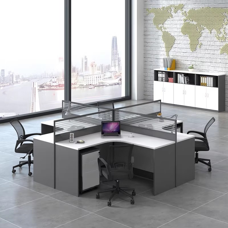 Witte bureauhoekopstelling voo - Desk Setup L Shaped recensie en prijs