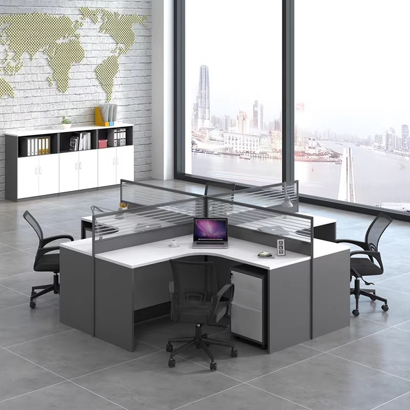 Witte bureauhoekopstelling voo - Desk Setup L Shaped recensie en prijs