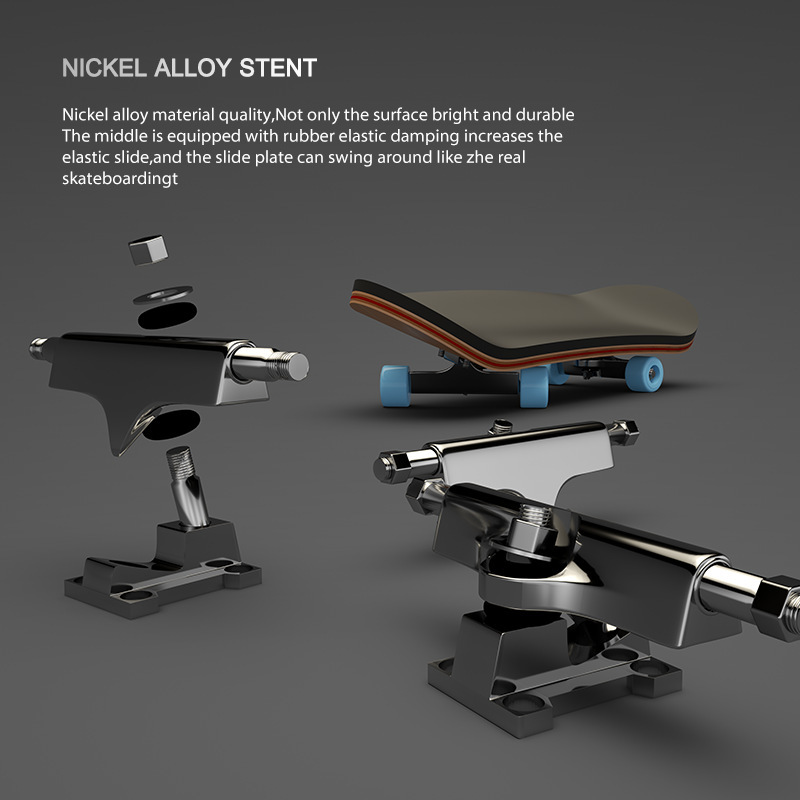 Houten vingerboard met lagers, - Desk Setup Kit recensie en prijs