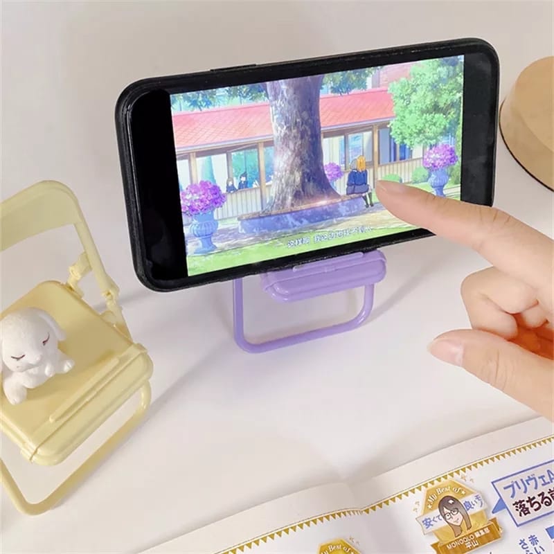 Leuke stoeltelefoonhouderstand - Desk Setup Cute recensie en prijs