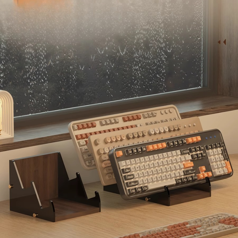 Acryl drijvende toetsenbordsta - Desk Setup Living Room recensie en prijs